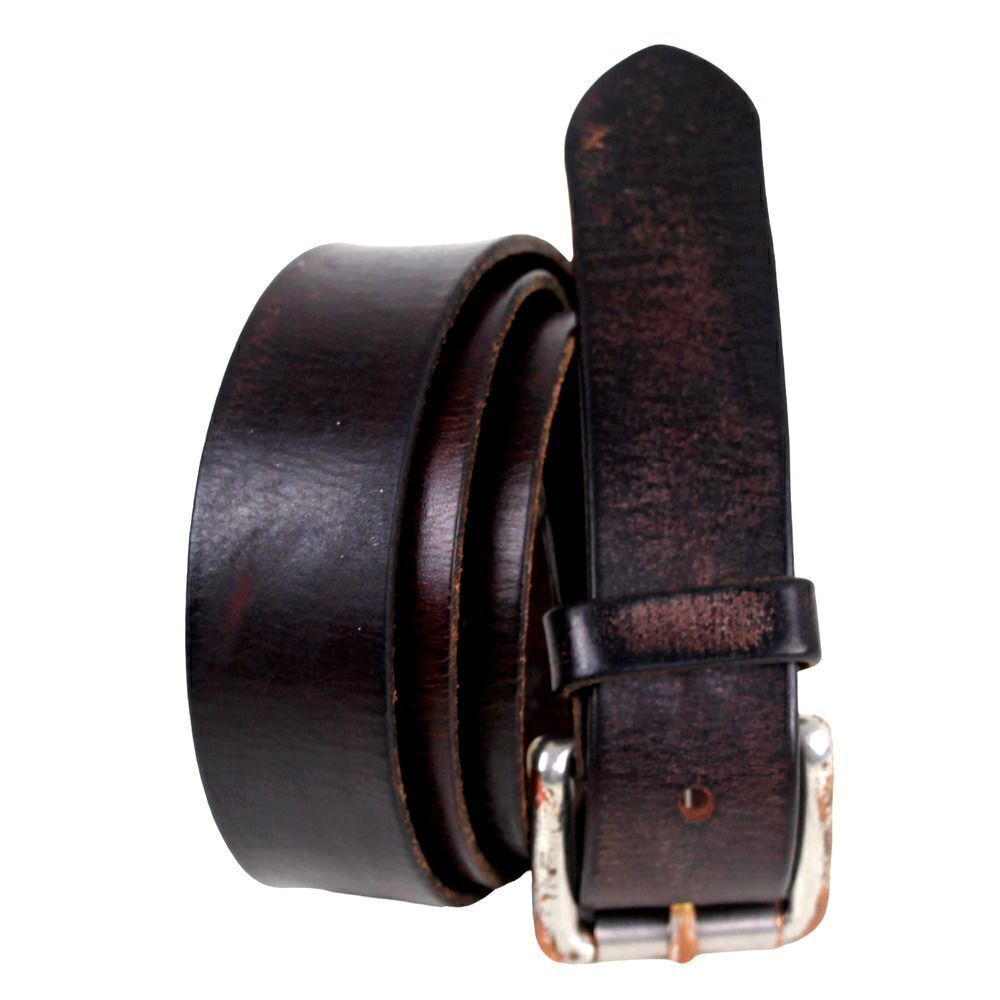 J.CREW BROWN GENUINE LEATHER 1 1/4"Wd CASUAL DRESS MEN'S BELT Sz 40/100 (M10